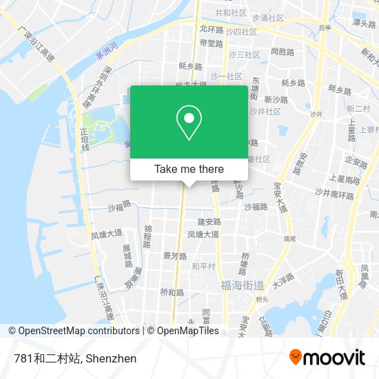 781和二村站 map