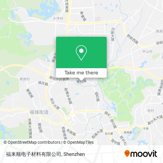 福来顺电子材料有限公司 map