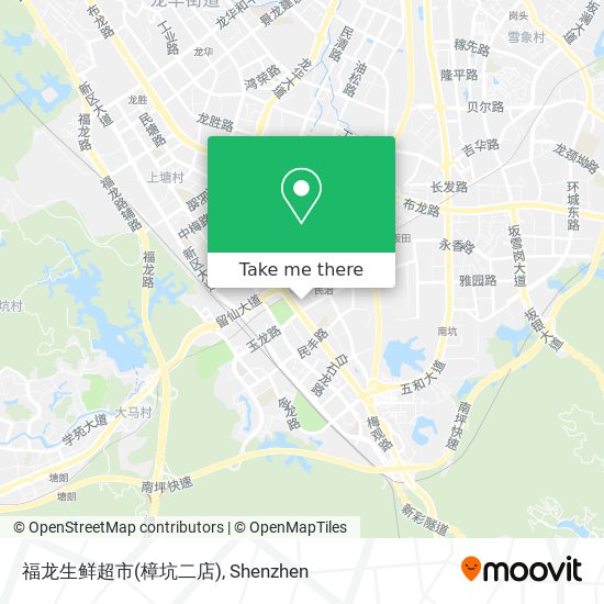 福龙生鲜超市(樟坑二店) map