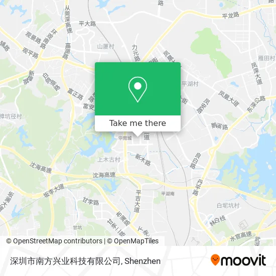 深圳市南方兴业科技有限公司 map