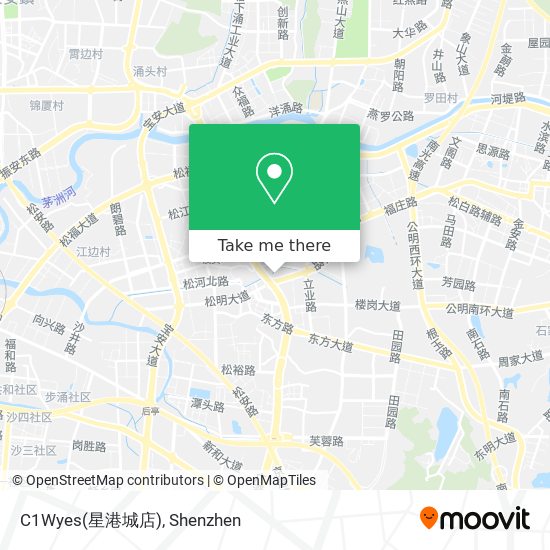 C1Wyes(星港城店) map