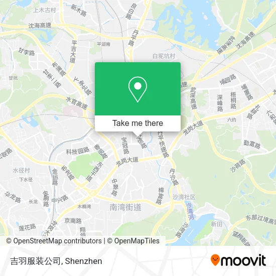 吉羽服装公司 map
