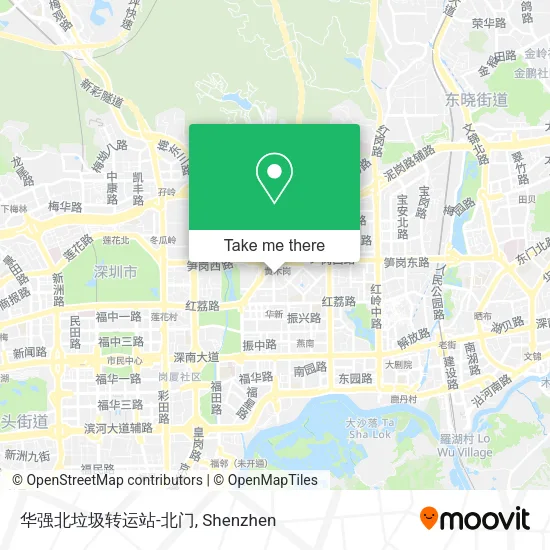 华强北垃圾转运站-北门 map