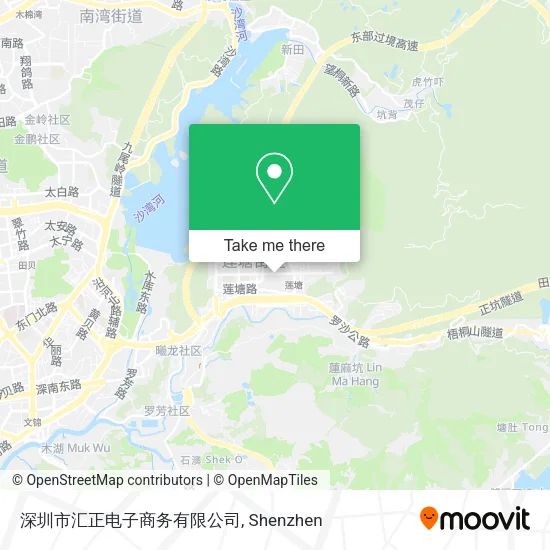 深圳市汇正电子商务有限公司 map