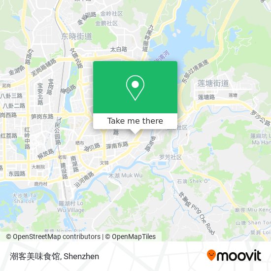 潮客美味食馆 map