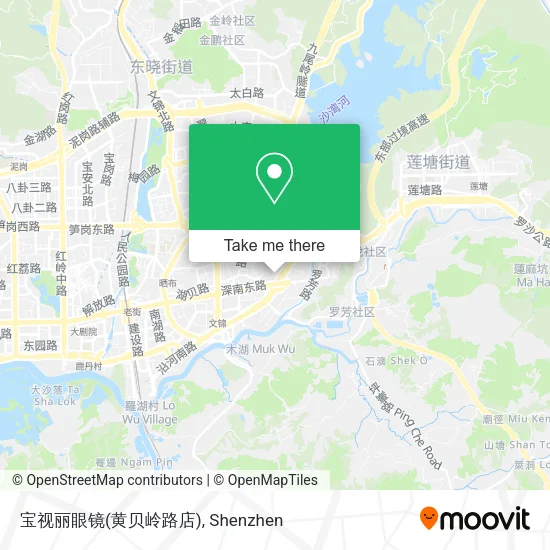 宝视丽眼镜(黄贝岭路店) map
