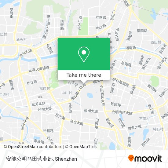 安能公明马田营业部 map