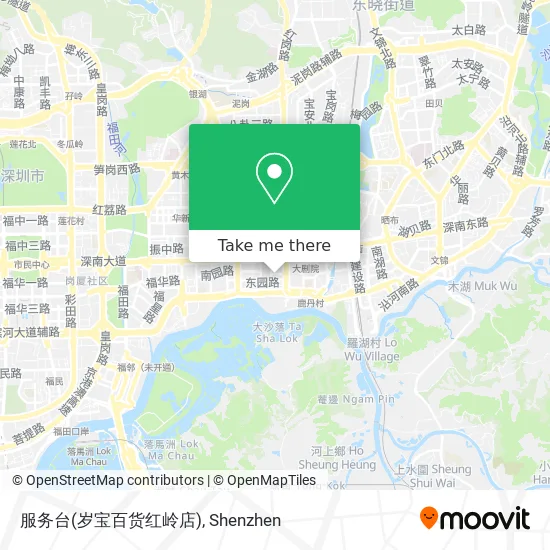 服务台(岁宝百货红岭店) map