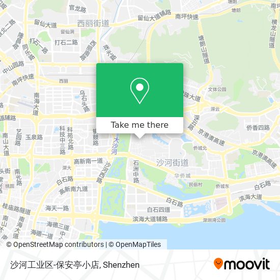 沙河工业区-保安亭小店 map