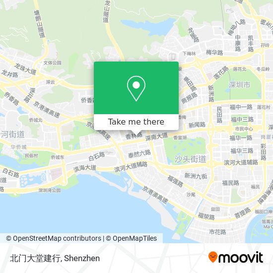 北门大堂建行 map