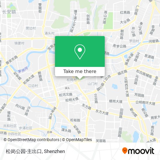 松岗公园-主出口 map