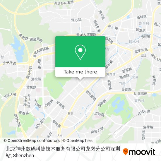 北京神州数码科捷技术服务有限公司龙岗分公司深圳站 map