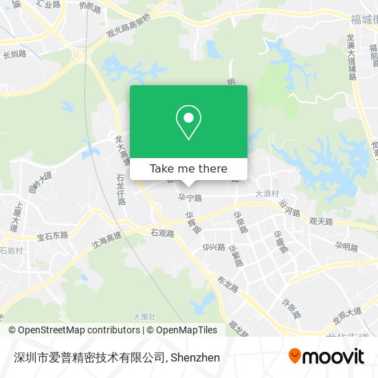 深圳市爱普精密技术有限公司 map