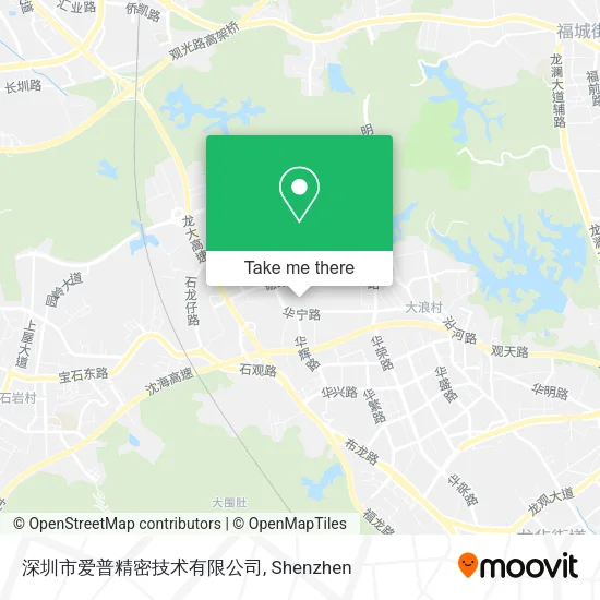 深圳市爱普精密技术有限公司 map