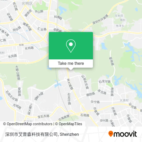 深圳市艾普森科技有限公司 map