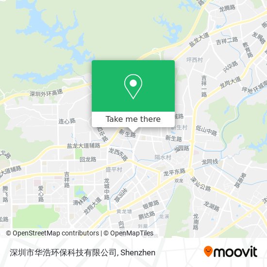 深圳市华浩环保科技有限公司 map