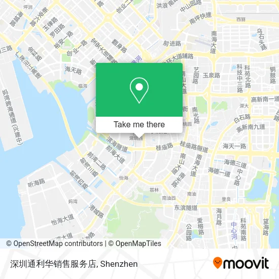 深圳通利华销售服务店 map