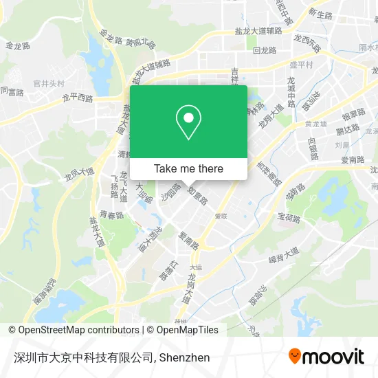 深圳市大京中科技有限公司 map