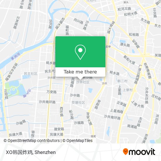 XO韩国炸鸡 map