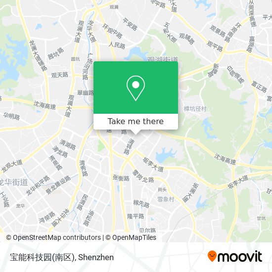 宝能科技园(南区) map