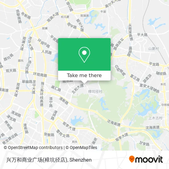 兴万和商业广场(樟坑径店) map