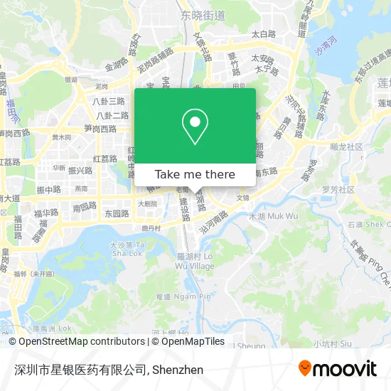 深圳市星银医药有限公司 map