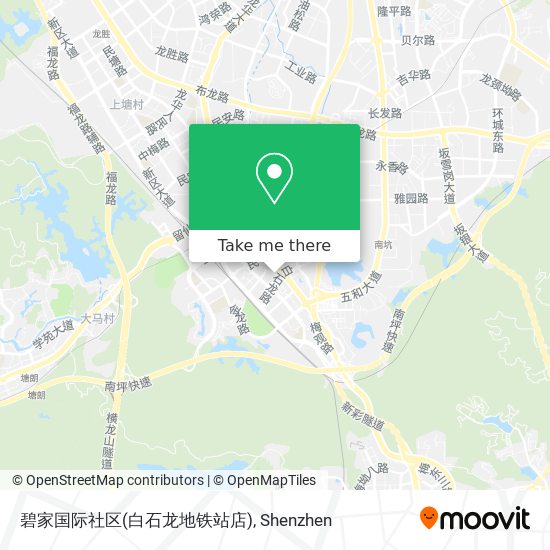 碧家国际社区(白石龙地铁站店) map