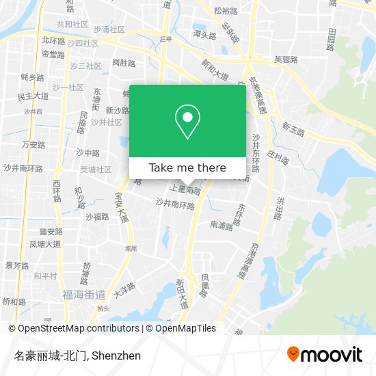 名豪丽城-北门 map