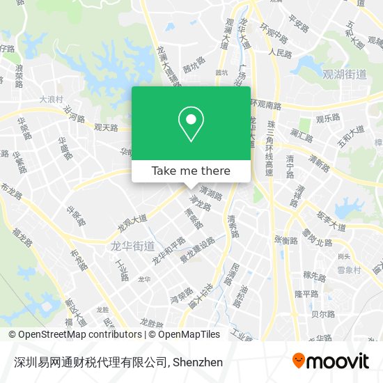 深圳易网通财税代理有限公司 map
