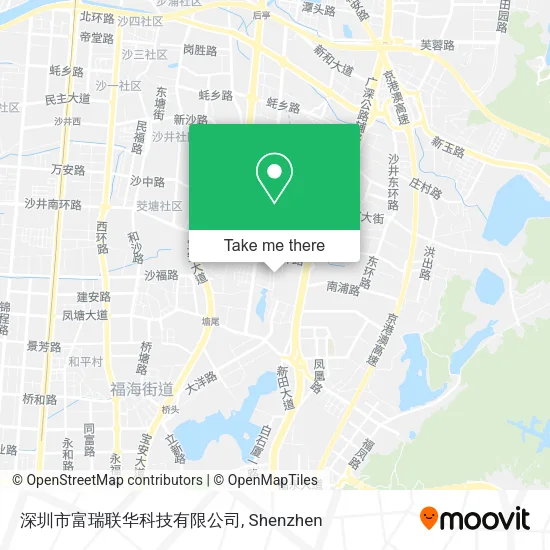 深圳市富瑞联华科技有限公司 map