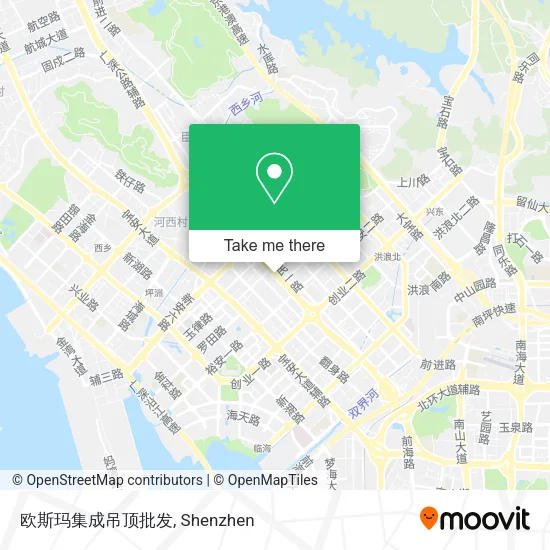 欧斯玛集成吊顶批发 map