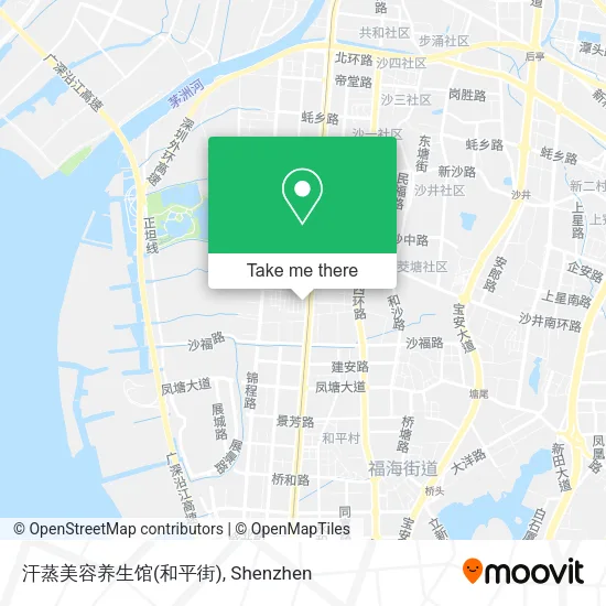 汗蒸美容养生馆(和平街) map