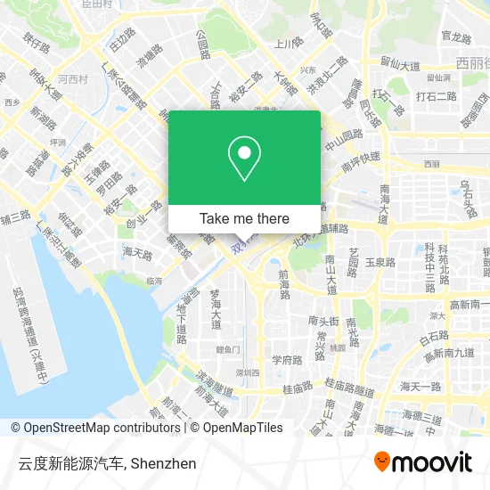 云度新能源汽车 map