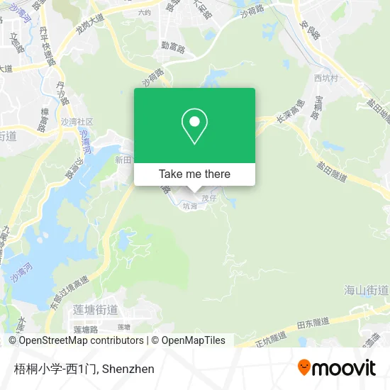 梧桐小学-西1门 map