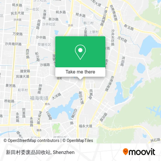 新田村委废品回收站 map