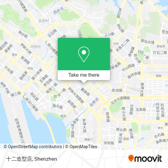 十二造型店 map
