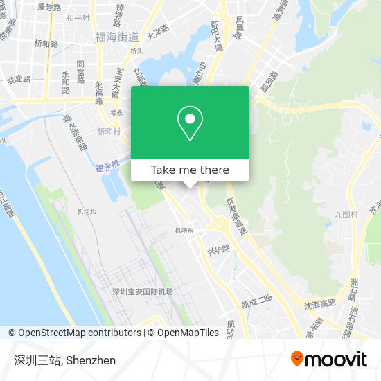 深圳三站 map