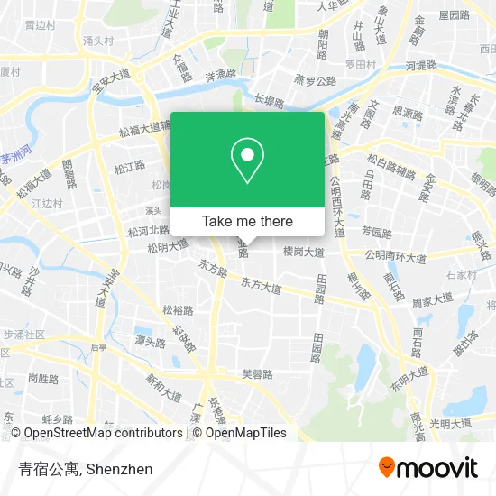 青宿公寓 map