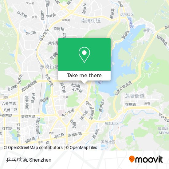 乒乓球场 map