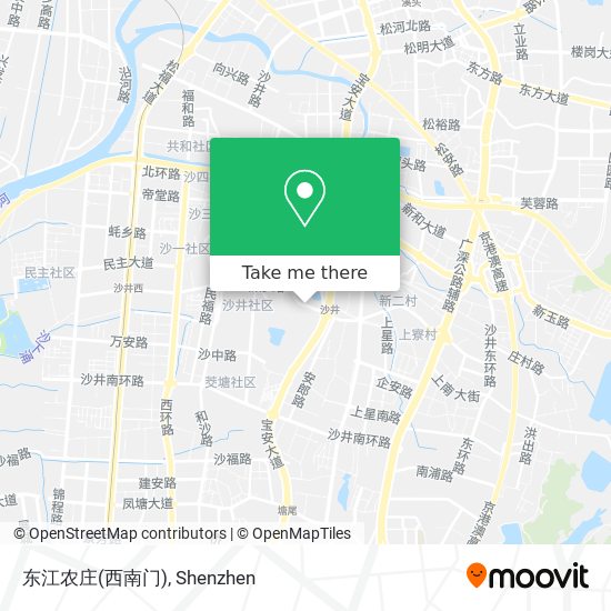 东江农庄(西南门) map