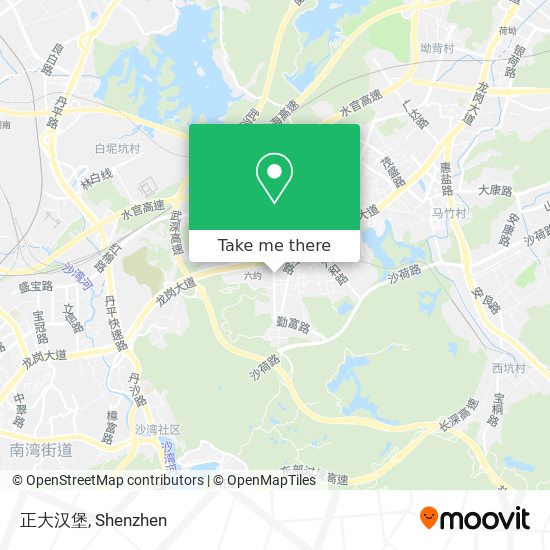正大汉堡 map