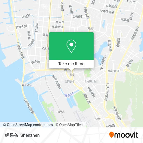 喔果茶 map