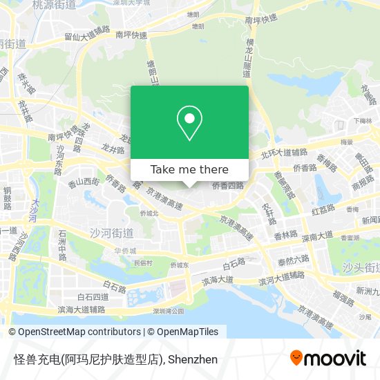怪兽充电(阿玛尼护肤造型店) map