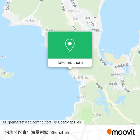 深圳特区青年海景别墅 map