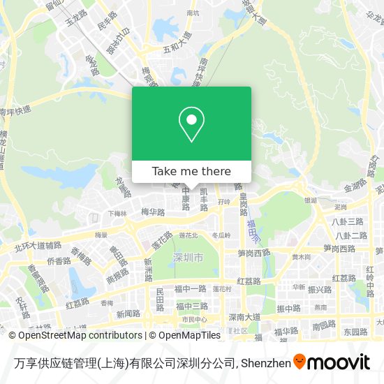 万享供应链管理(上海)有限公司深圳分公司 map