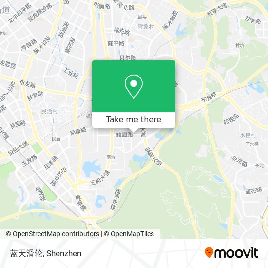 蓝天滑轮 map