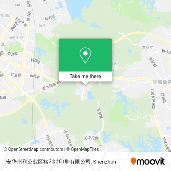 安华州利公业区格利特印刷有限公司 map