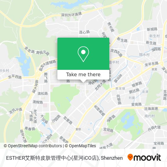 ESTHER艾斯特皮肤管理中心(星河iCO店) map