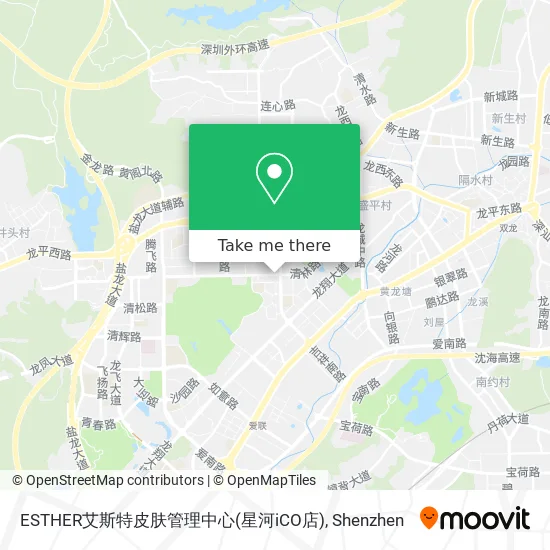 ESTHER艾斯特皮肤管理中心(星河iCO店) map