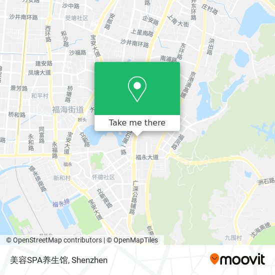 美容SPA养生馆 map